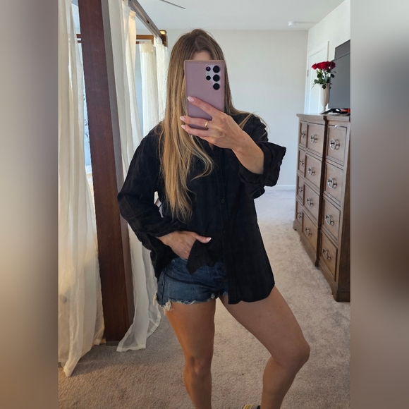 Harley Davidson button down shirt sz L - Picture 8 of 15